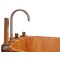 Alfi Brand 59" Free Standing Wooden Bathtub W/ Chrome Tub Filler AB1148 - alternate 3